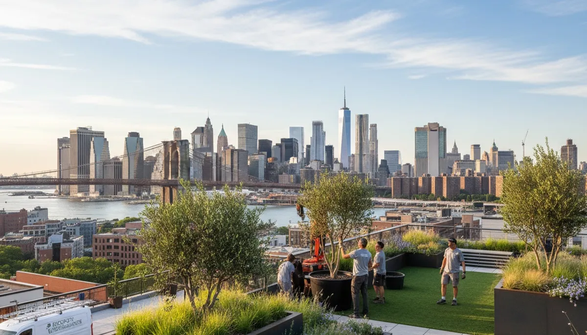 Landscaping service in Staten Island, NY for lawn care, garden design, and property maintenance